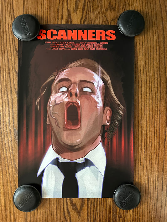 Yvan Quinet - Scanners 16x24 movie poster