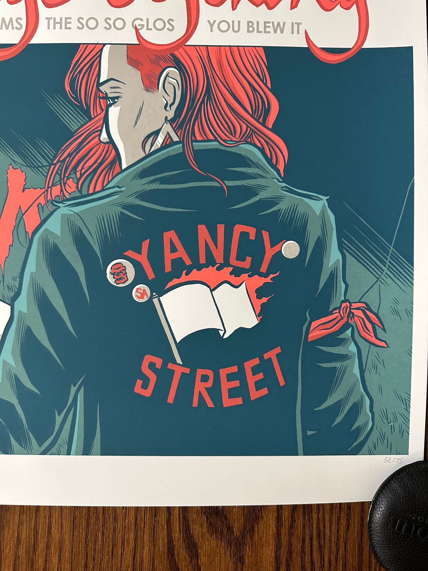 Robert Wilson IV - Say Anything Gig Poster 18x24 art print - detail image 3