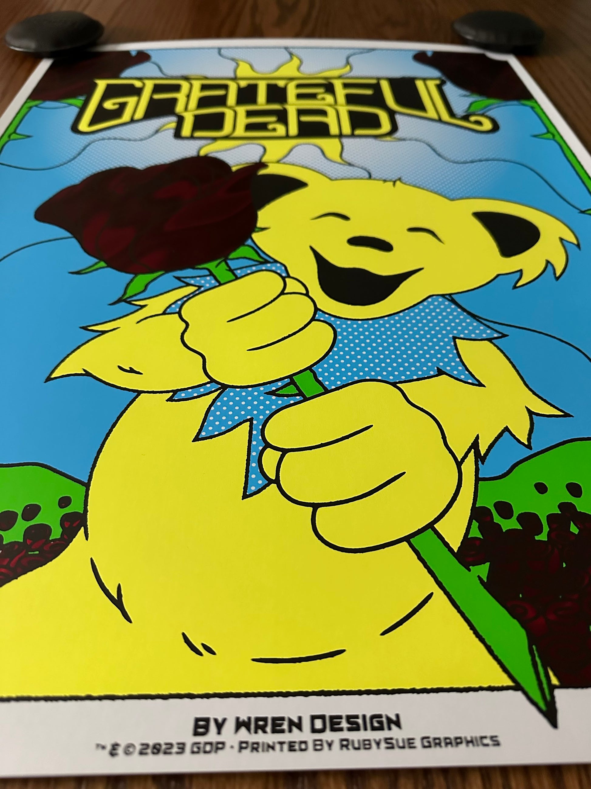 Wren Design - Grateful Dead Foil Variant 18x24 movie poster - detail image 5
