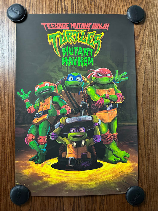 Matheuss Berant - TMNT Mutant Mayhem 24x36 movie poster