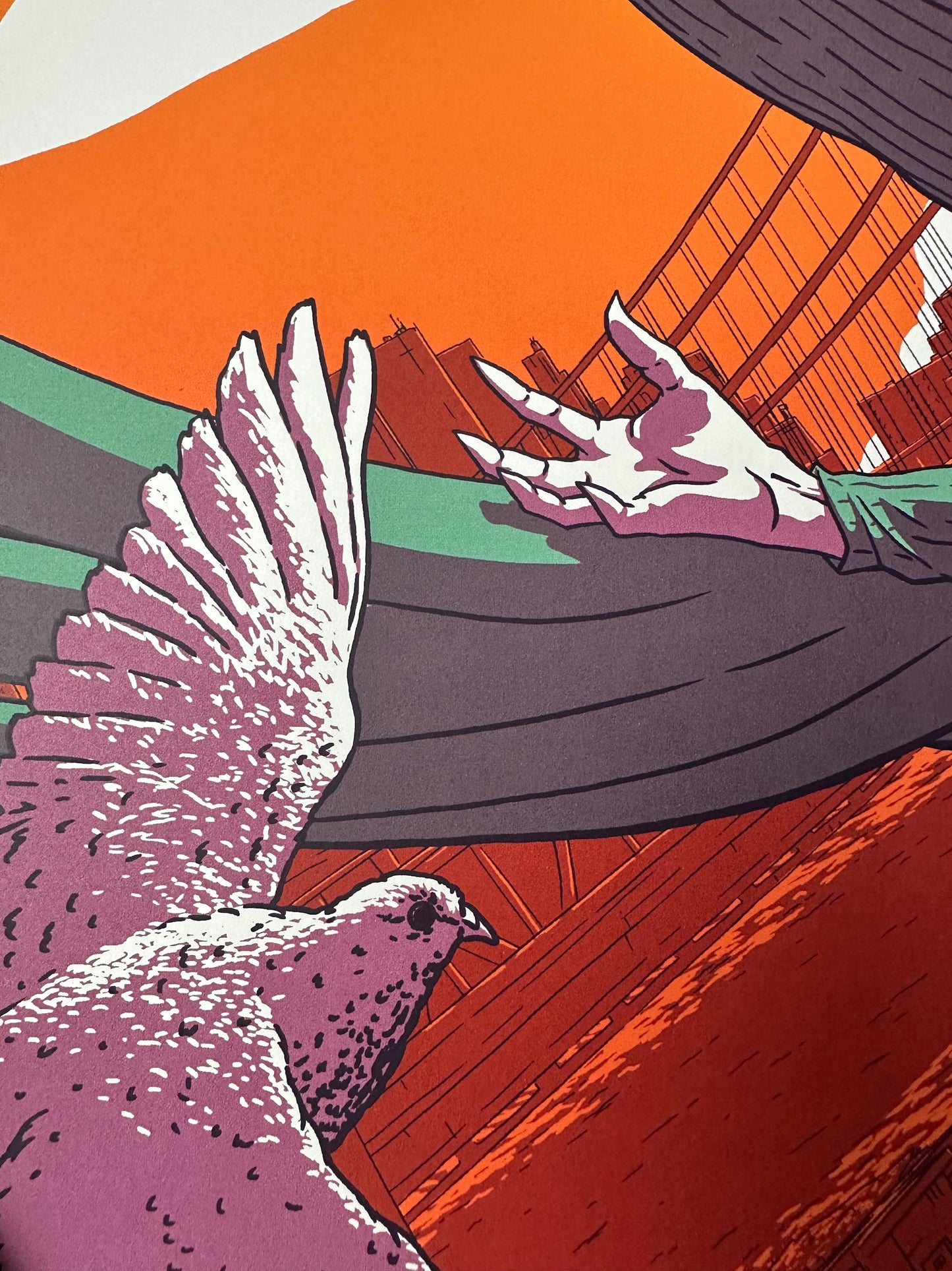 Florey - Spider-Man vs. Vulture 18x24 movie poster - detail image 4