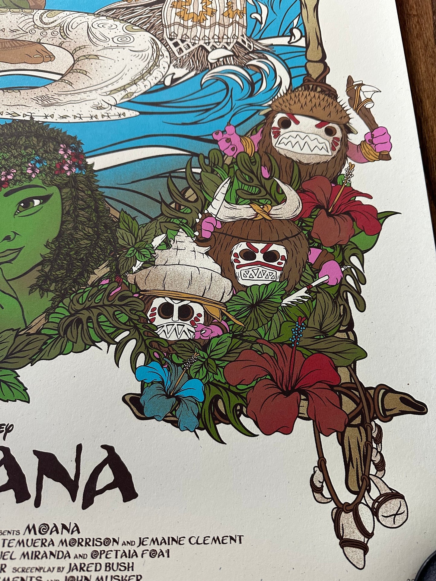 Mainger - Disney's Moana 24x36 movie poster - detail image 9