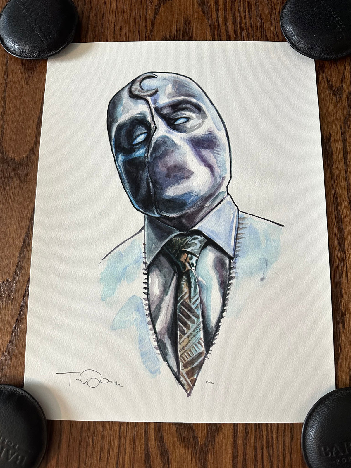 Tim Doyle - Shiny Objects Moon Knight - 12x16 - Limited Edition Print