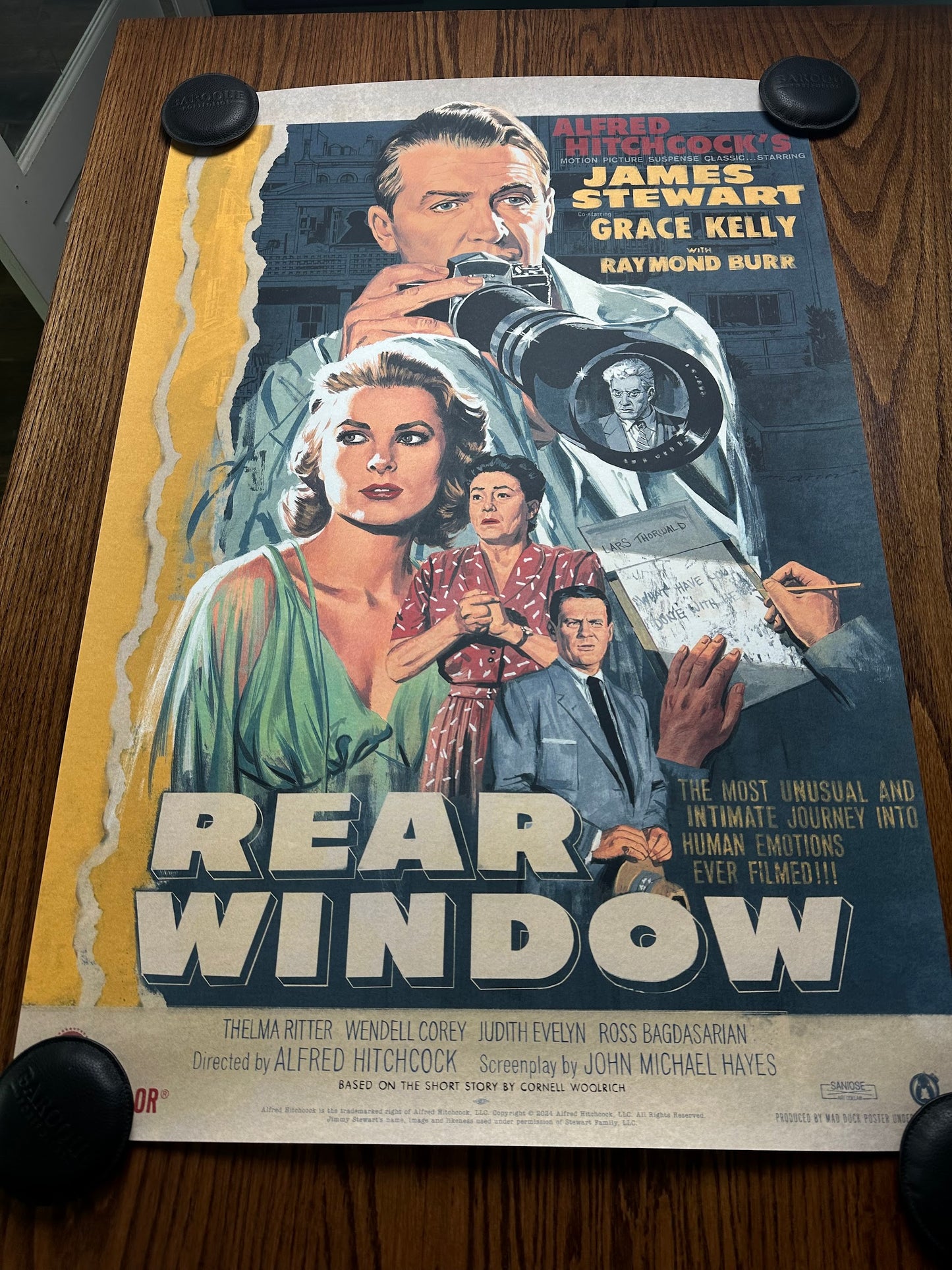 Paul Mann - Rear Window Variant 24x36 movie poster