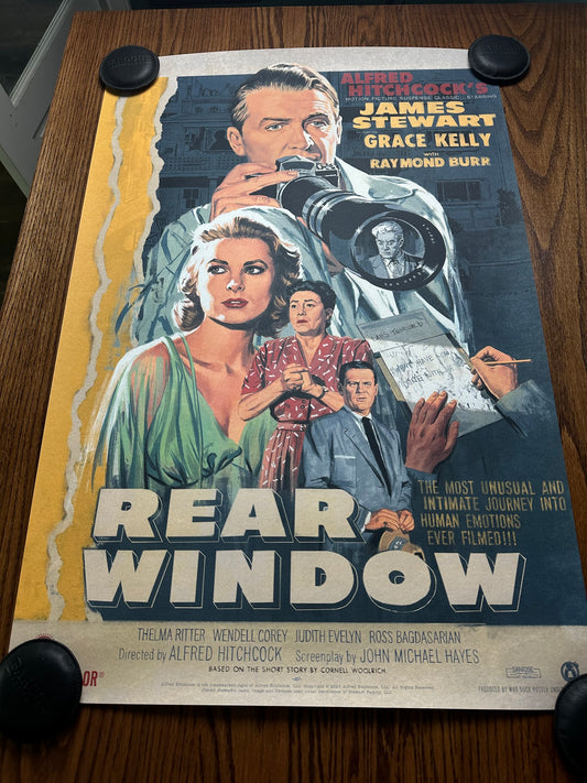 Paul Mann - Rear Window Variant 24x36 movie poster