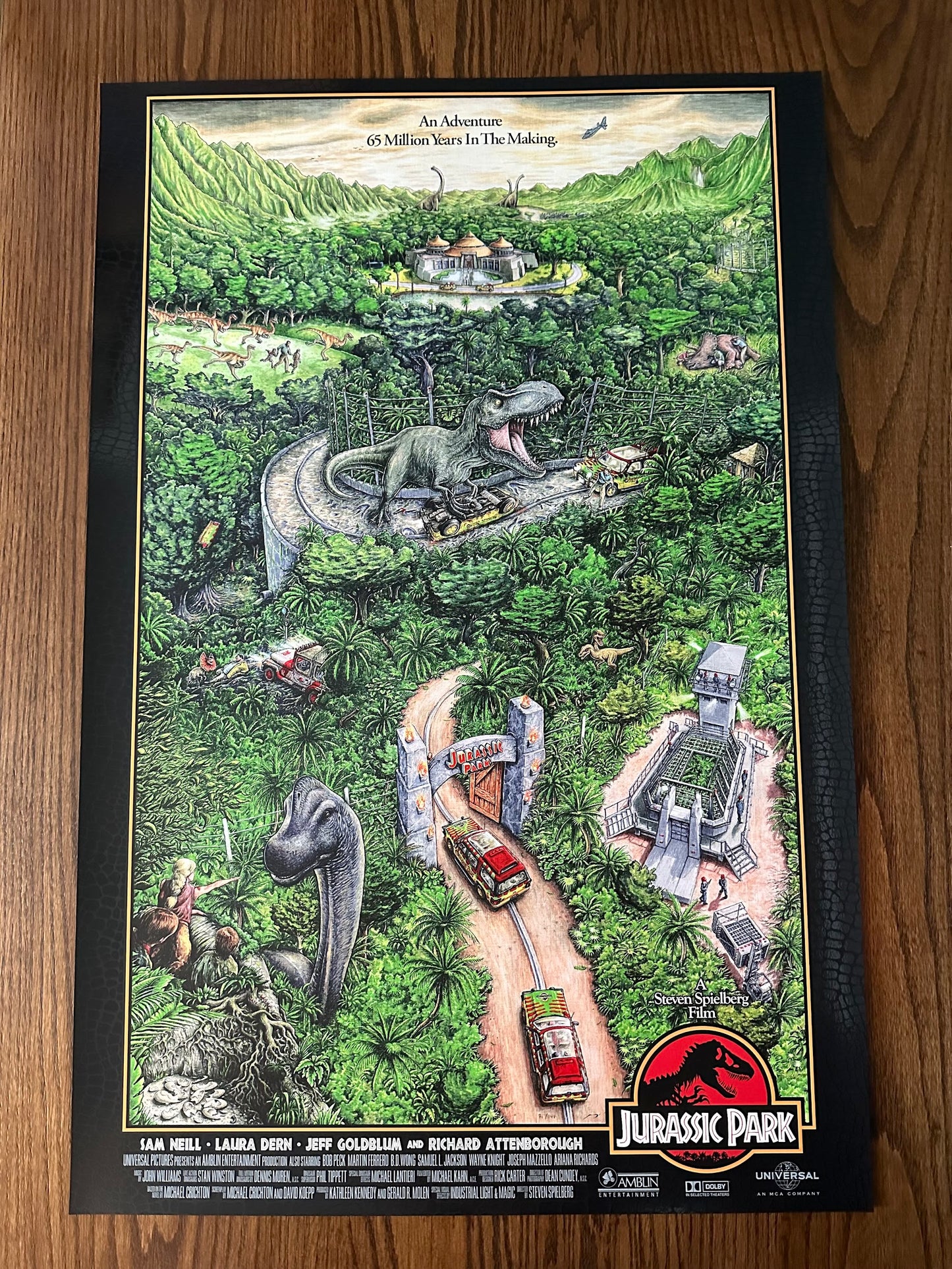 Jeff Murray - Jurassic Park Regular 24x36 movie poster
