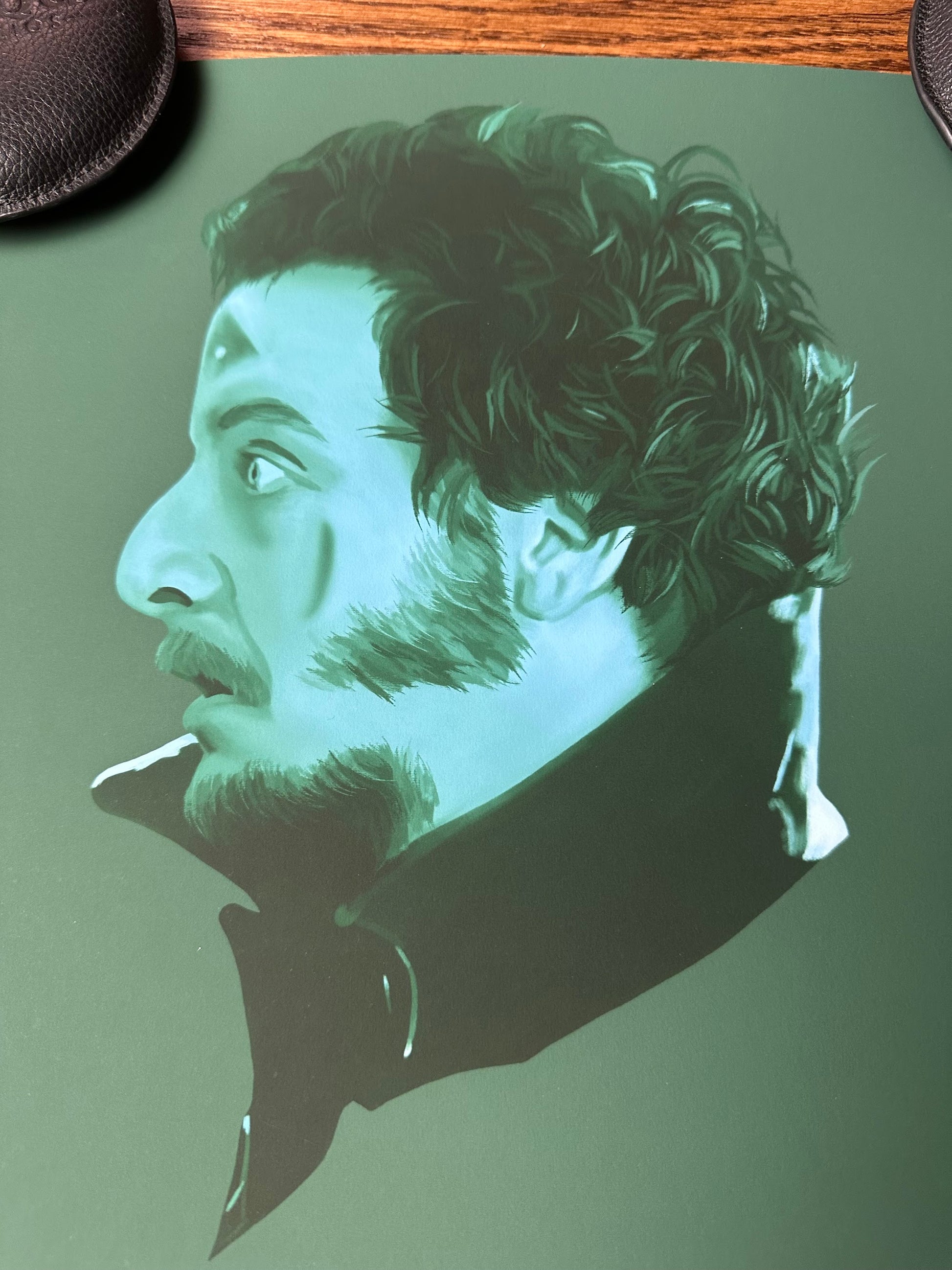 Dakota Randall - Home Alone Marv Portrait 12x12 art print - detail image 2