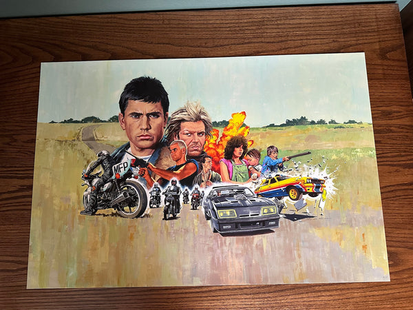 Paul Mann - Mad Max Art Variant - 36x24 - Limited Edition Poster