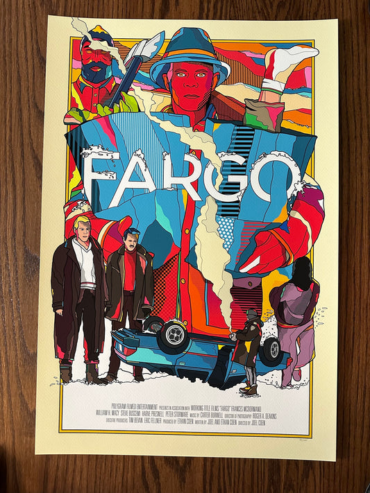 Van Orten - Fargo 16x24 movie poster