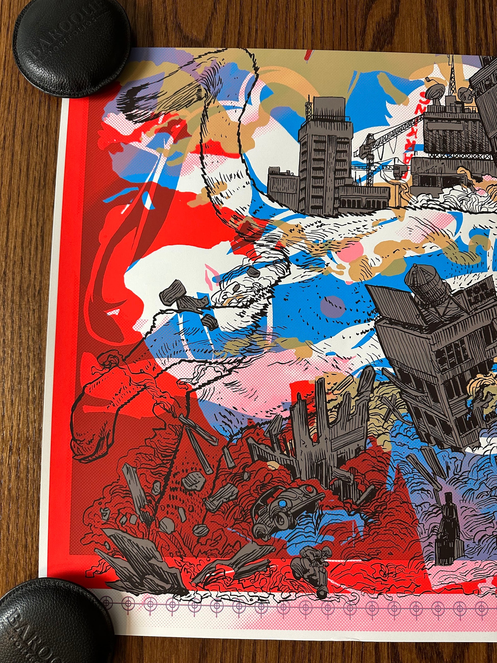 Nakatomic Inc - Catzilla Test Print 24x18 art print - detail image 4