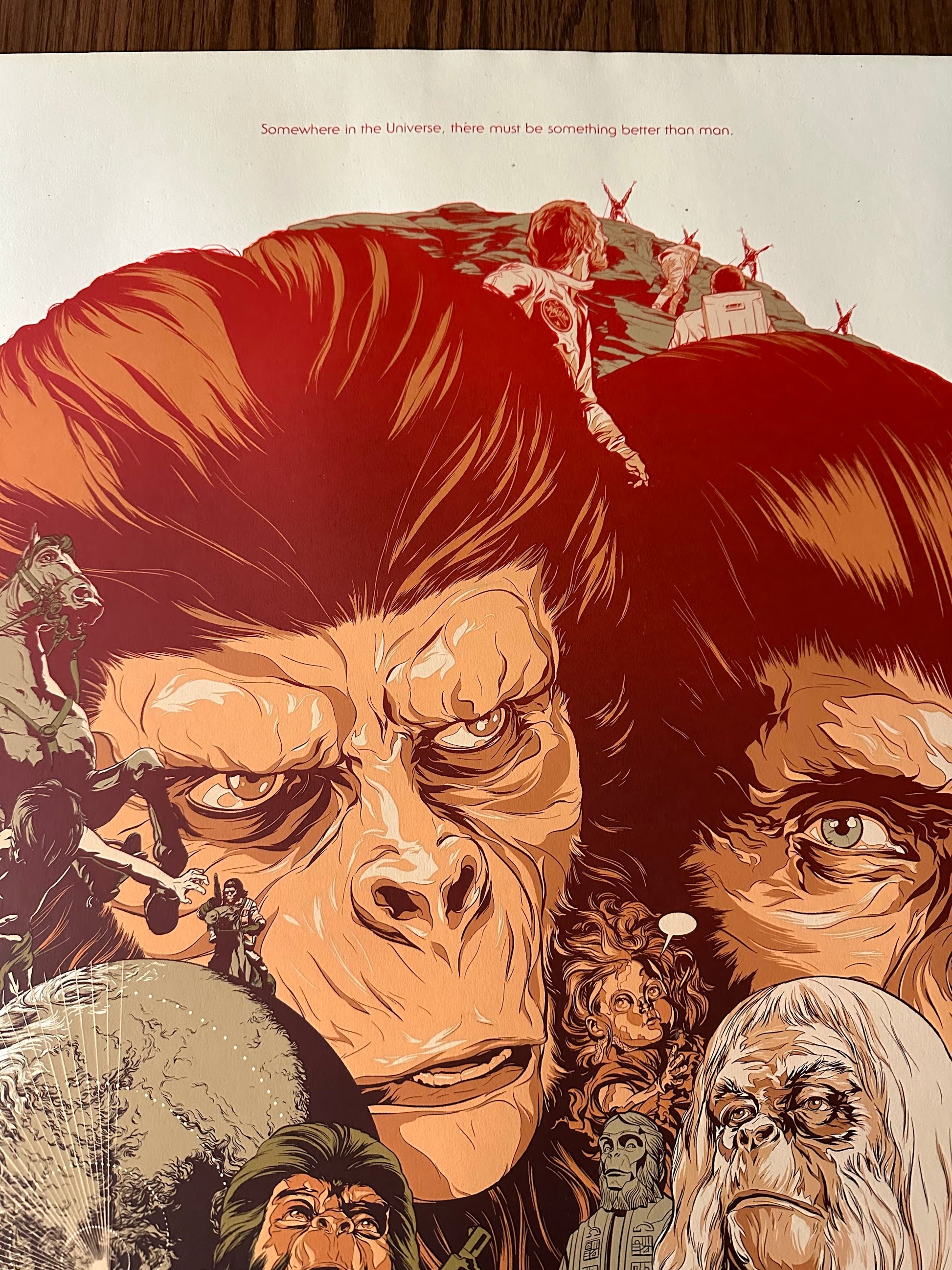 Martin Ansin - Planet of the Apes (Edge Wear Previously Framed) 24x36 movie poster - detail image 2