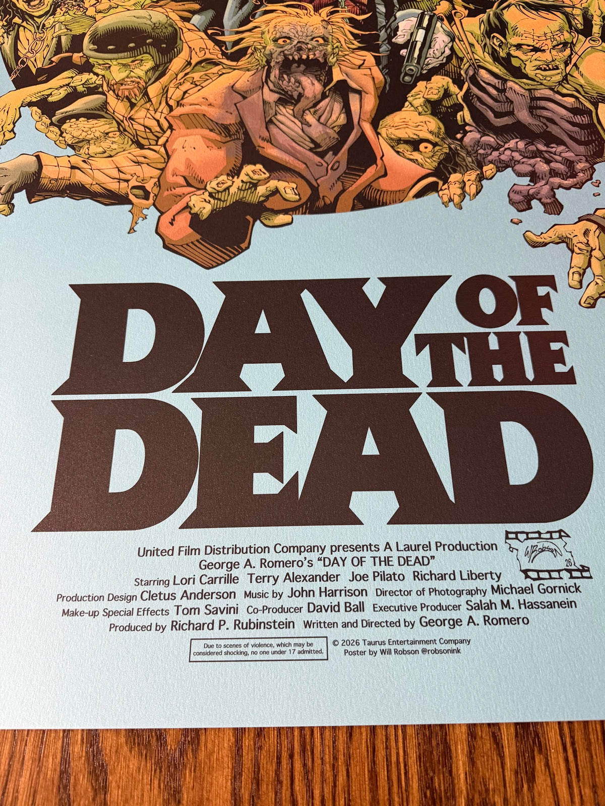 Will Robson - Day of the Dead Blue Edition - 24x36 - Limited Edition Poster