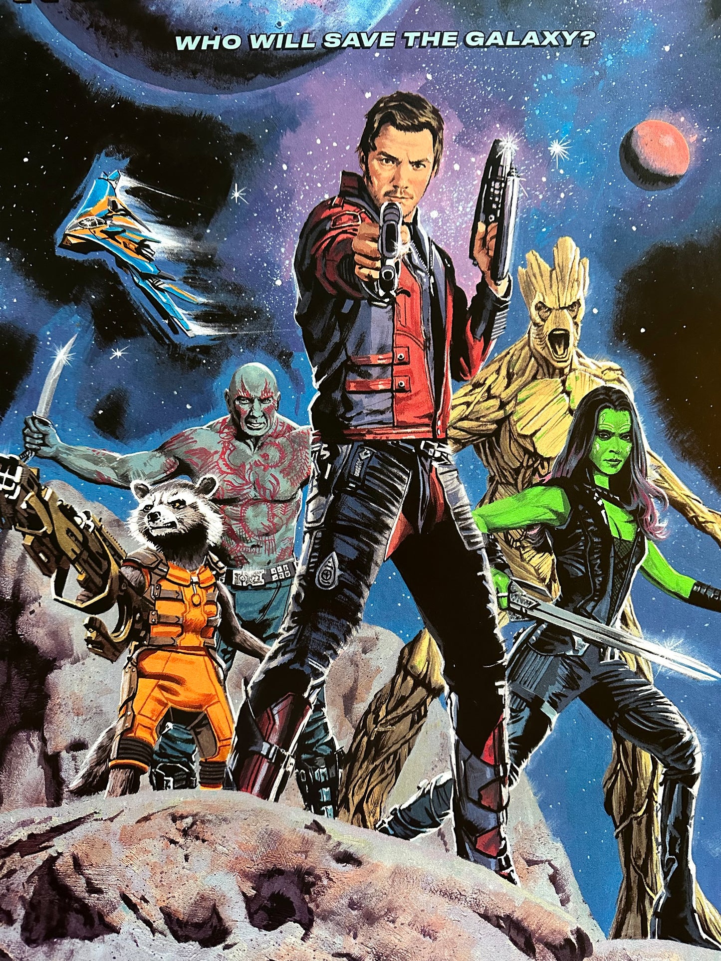 Paul Mann - Guardians of the Galaxy Black 24x36 movie poster - detail image 3