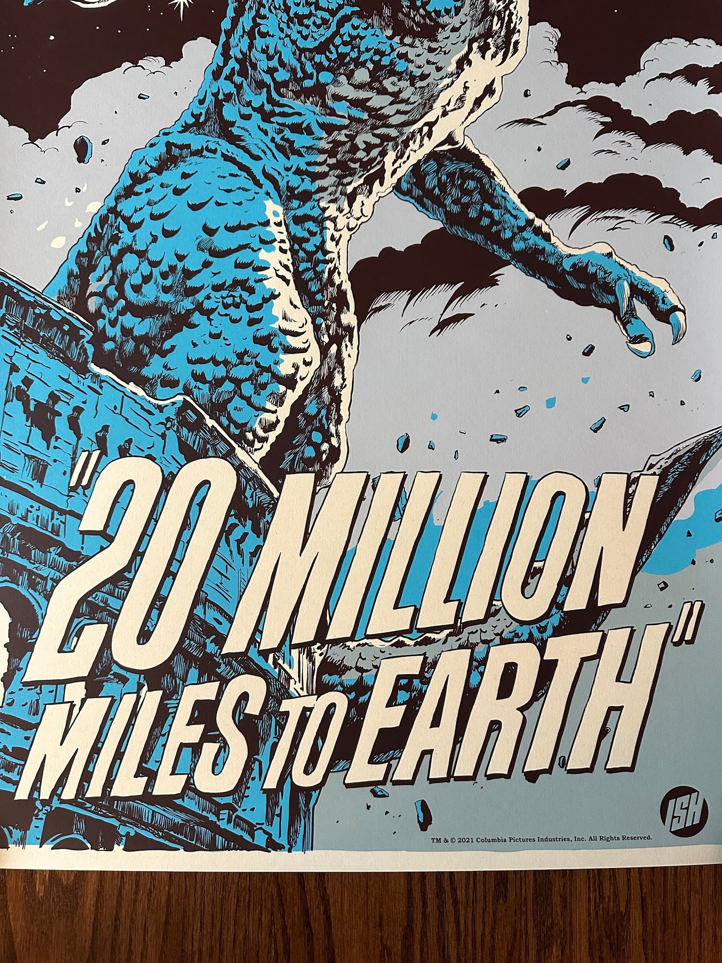 Francesco Francavilla - 20 Million Miles to Earth 24x36 movie poster - detail image 5