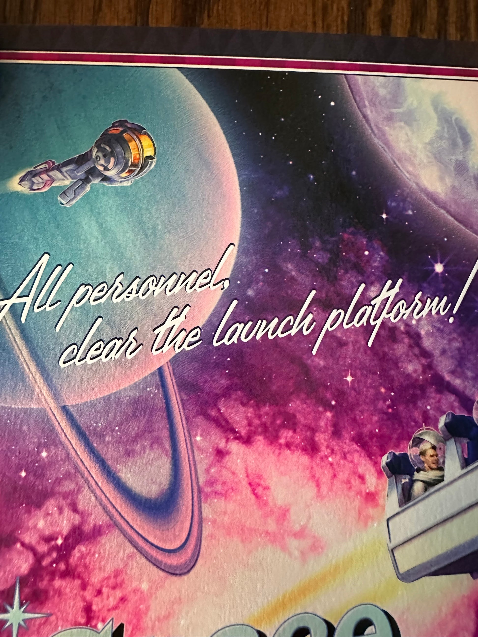 Kevin Wilson - Space Mountain Disney Ride 12x24 movie poster - detail image 2