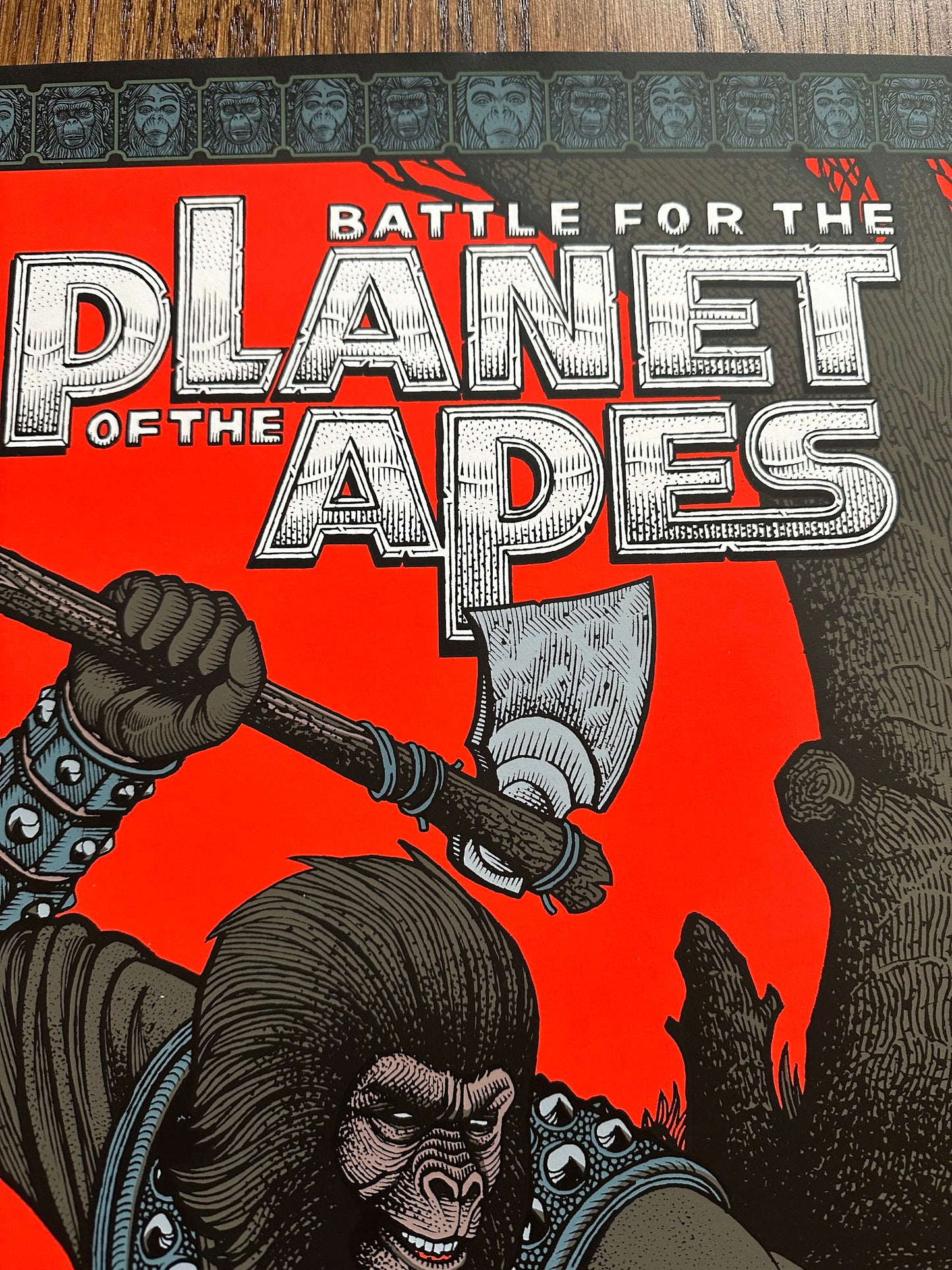 Florian Bertimer - Battle For The Planet of the Apes 24x36 movie poster - detail image 3
