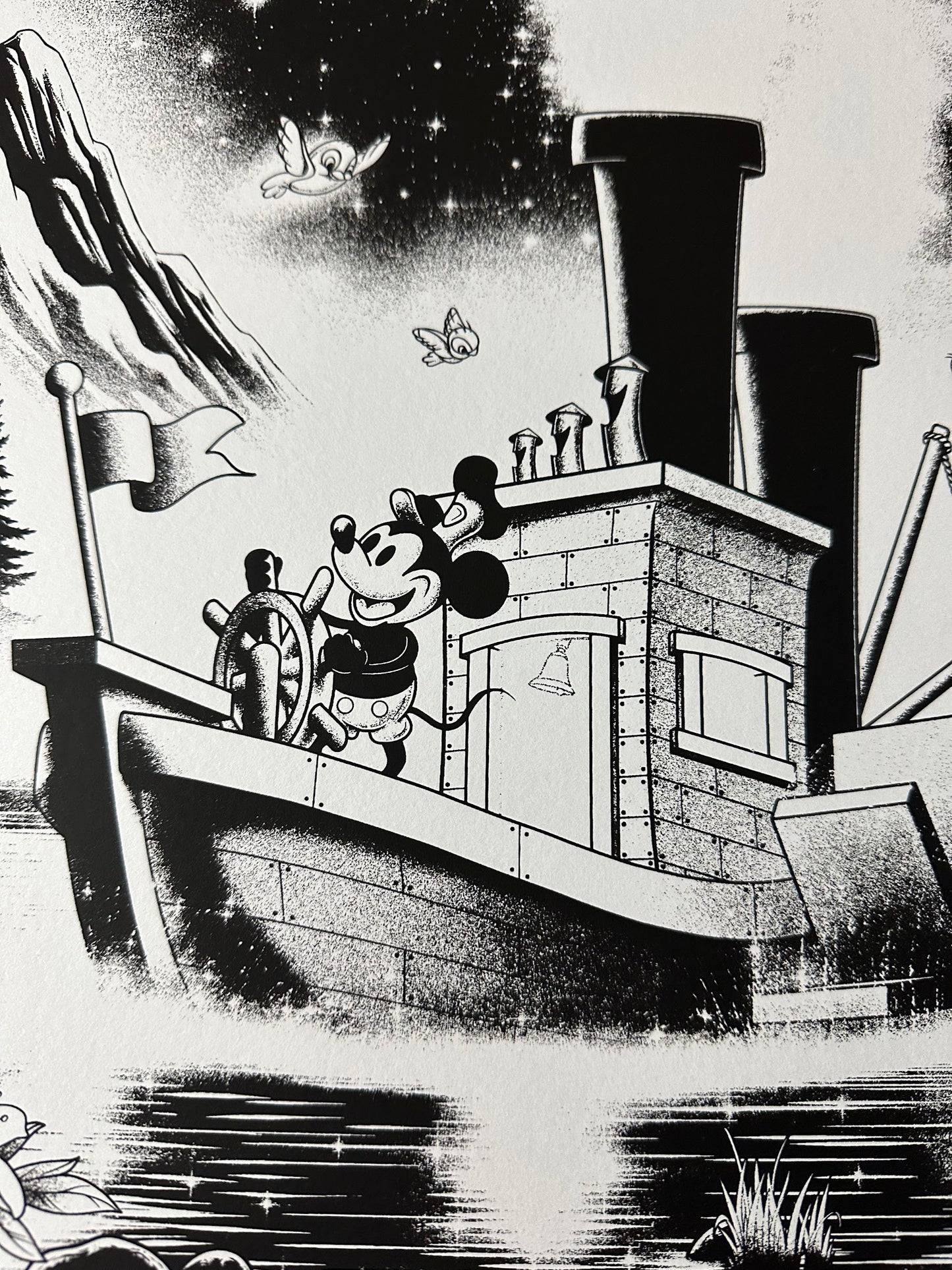Sam Mayle - Disney Mickey Mouse Steamboat Willie 18x24 movie poster - detail image 2