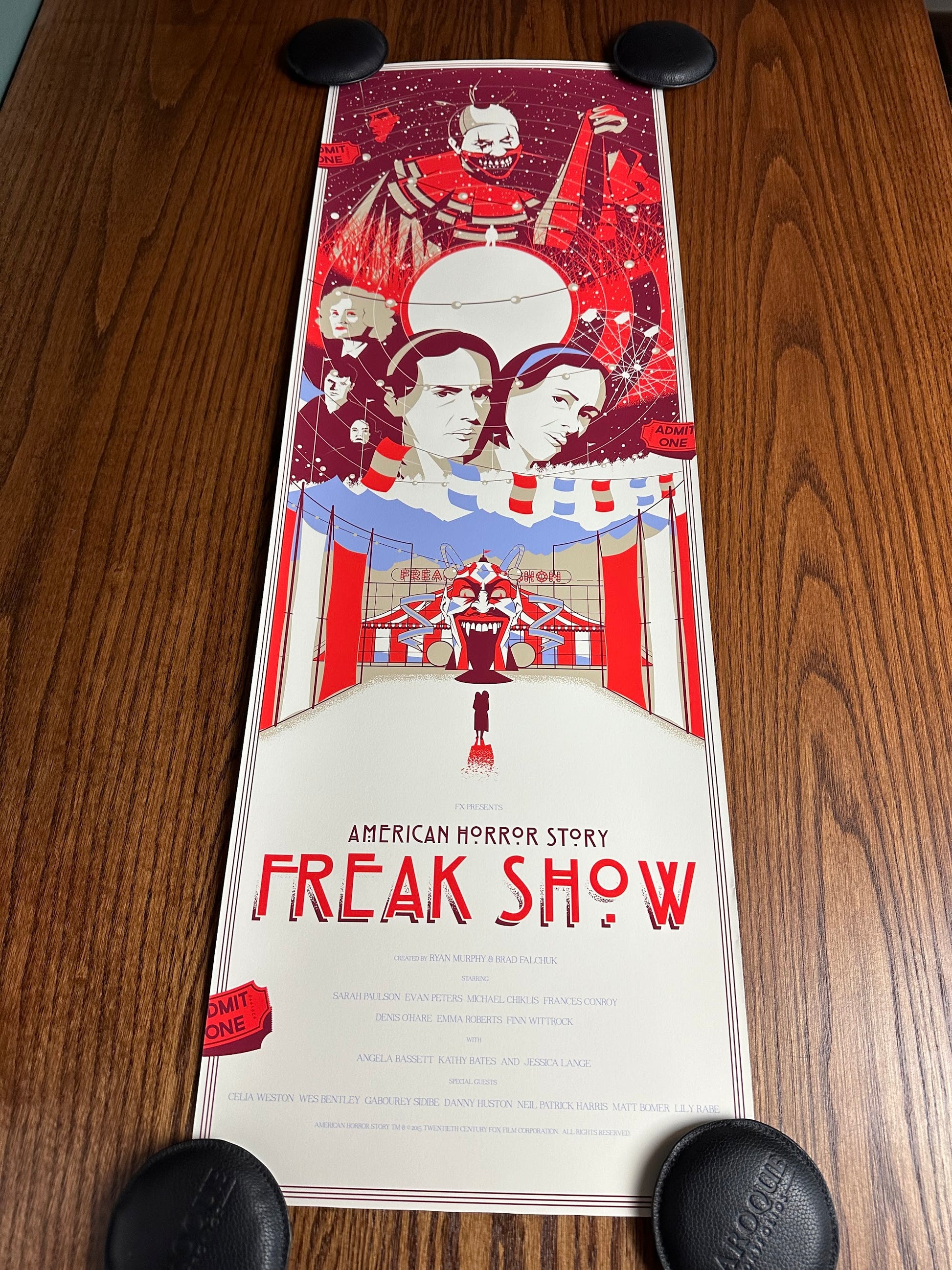 Marinko Milosevski - American Horror Story Freak Show 12x36 movie poster