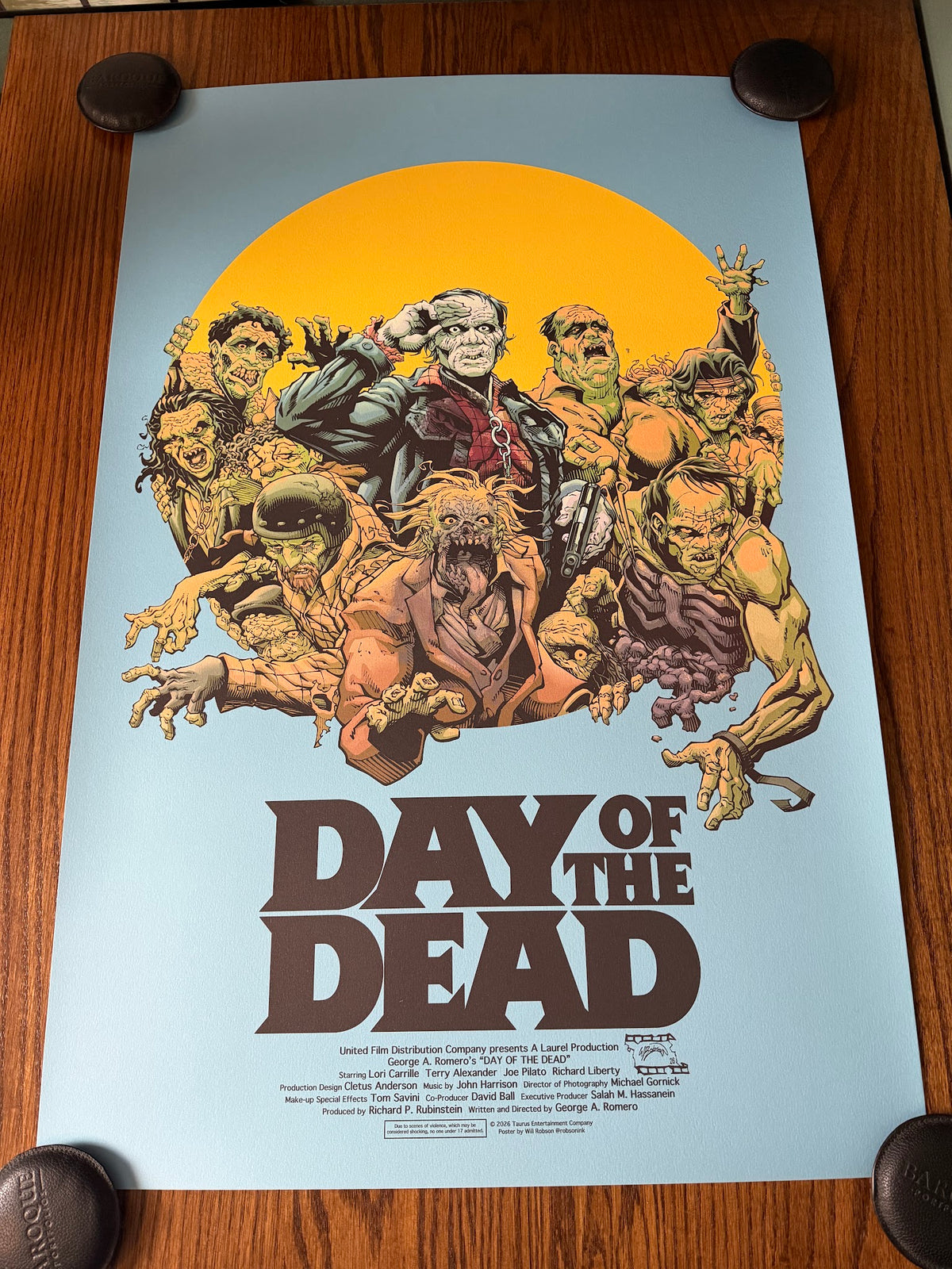 Will Robson - Day of the Dead Blue Edition - 24x36 - Limited Edition Poster