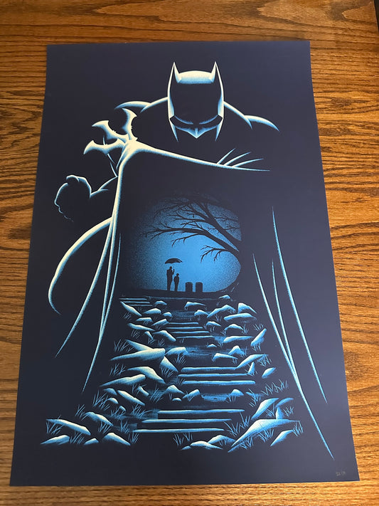 Khoa Ho - Batman Past/Present 16x24 movie poster