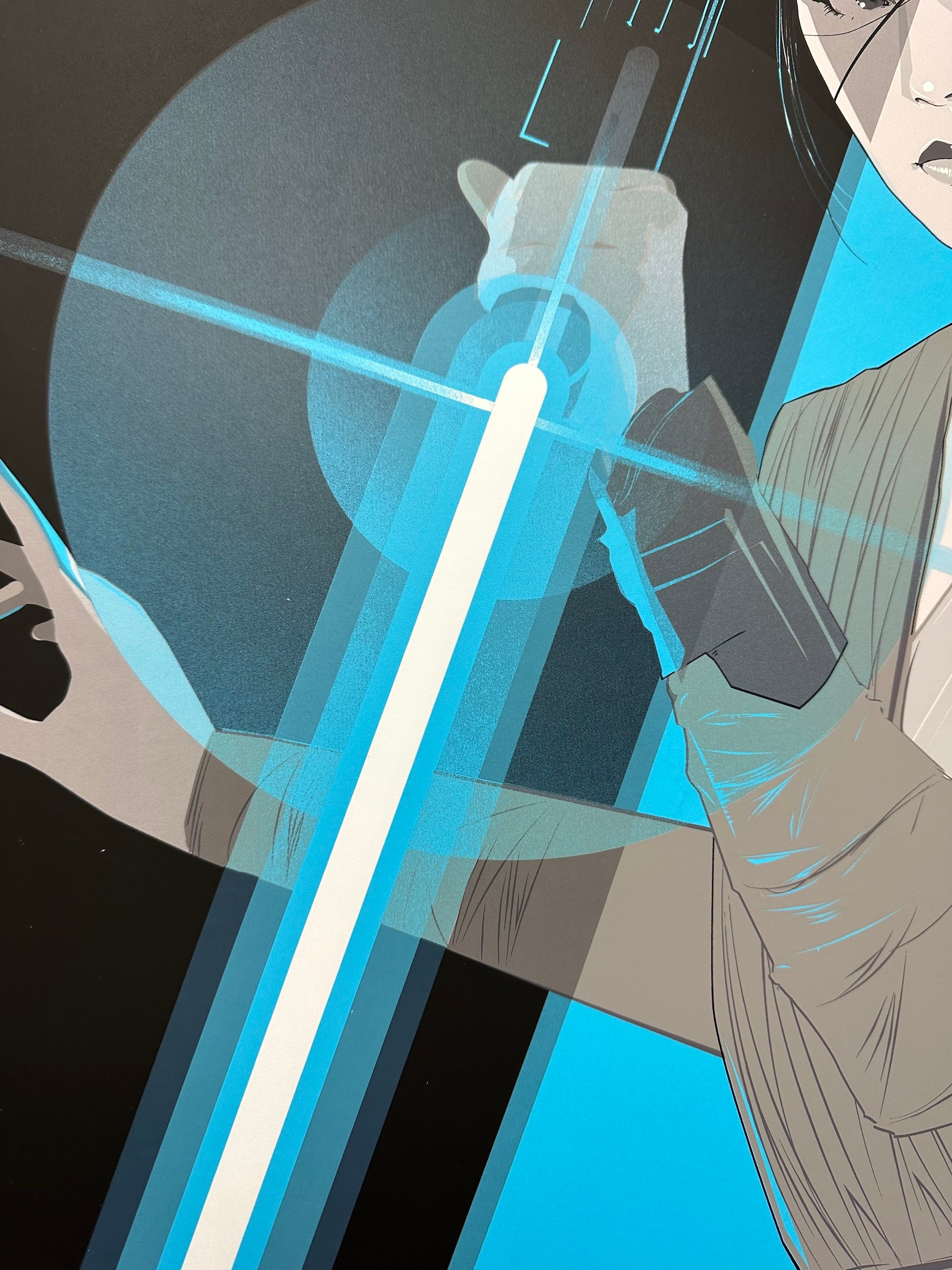 Craig Drake - Star Wars Rey 24x36 movie poster - detail image 3