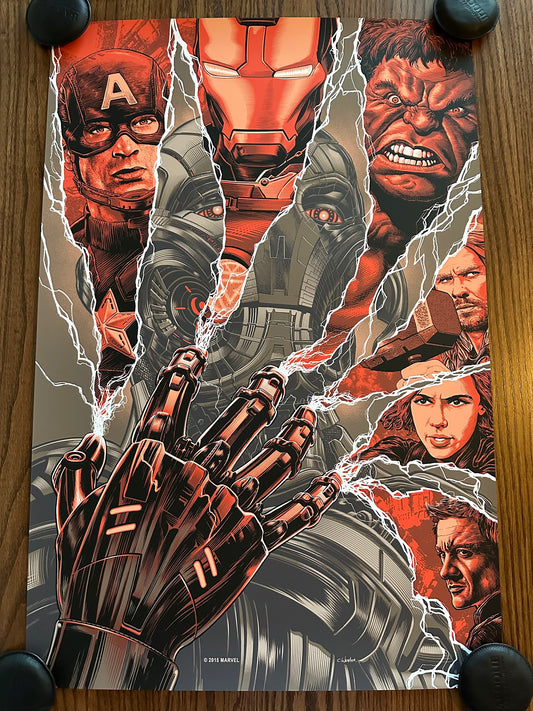 Chris Weston - Avengers Age of Ultron 24x36 movie poster - detail image 3