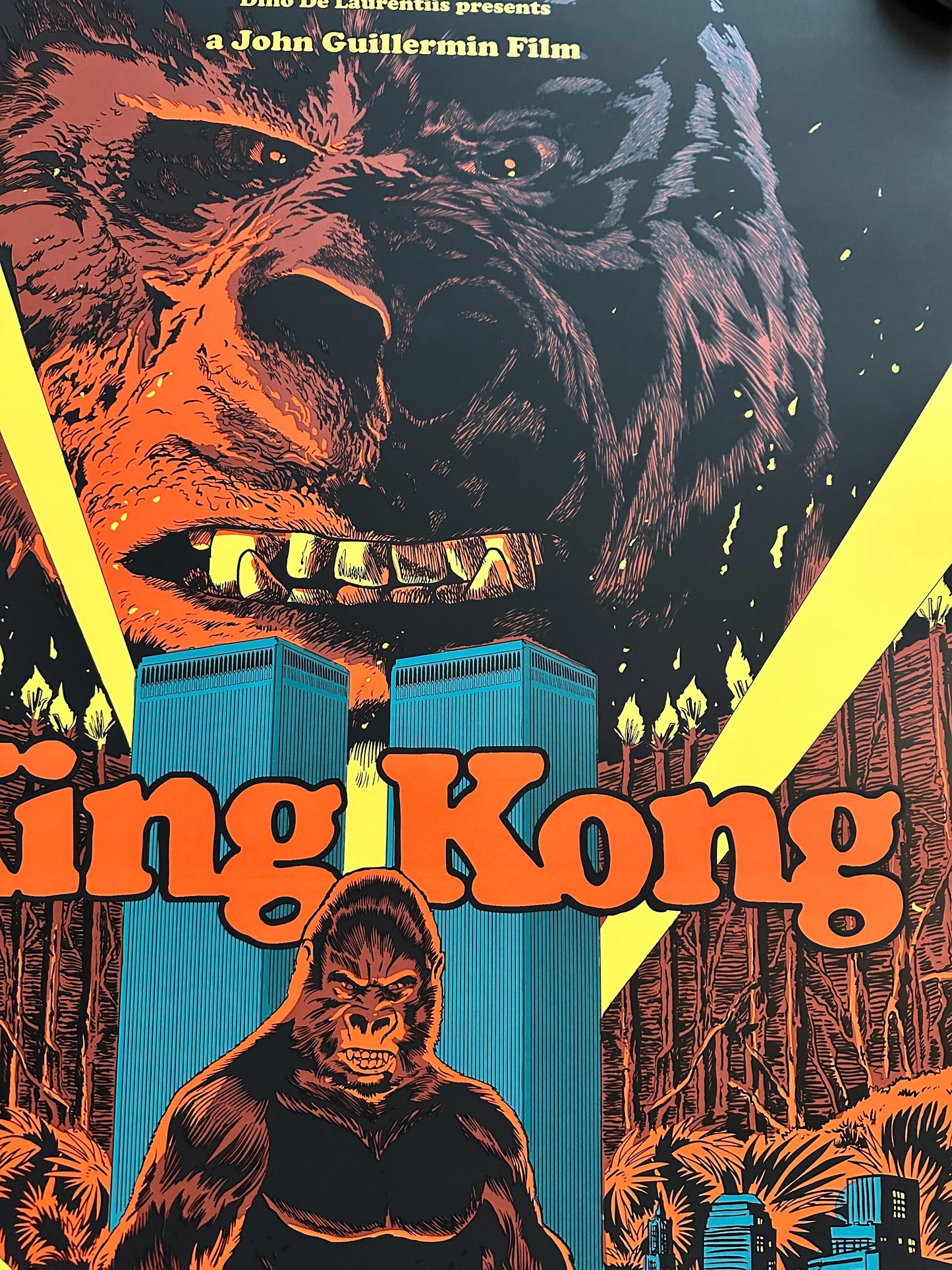 Francesco Francavilla - King Kong 24x36 movie poster - detail image 5