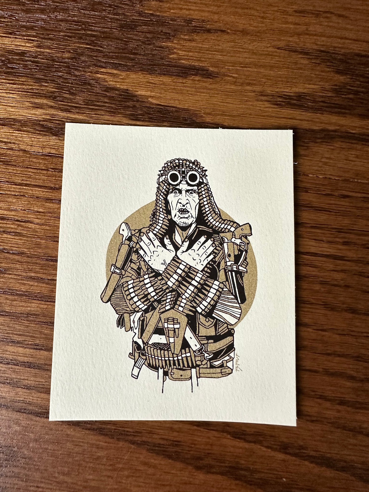 Tyler Stout - Mad Max Bullet Farmer - 4x5 - Limited Edition Print