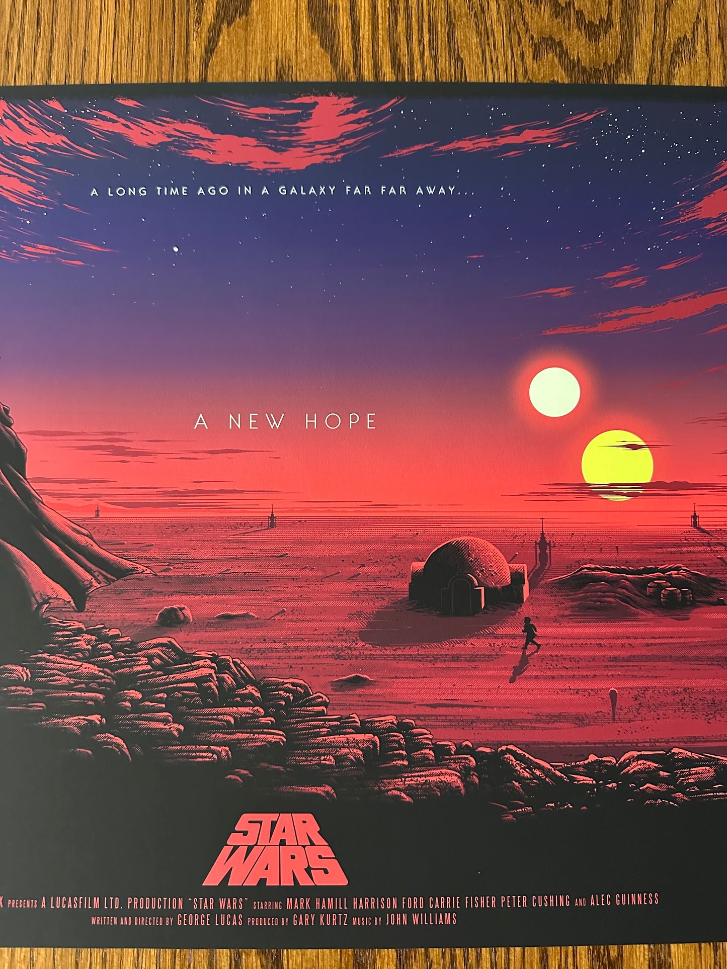 Sam Mayle - Star Wars New Hope 24x16 movie poster - detail image 3