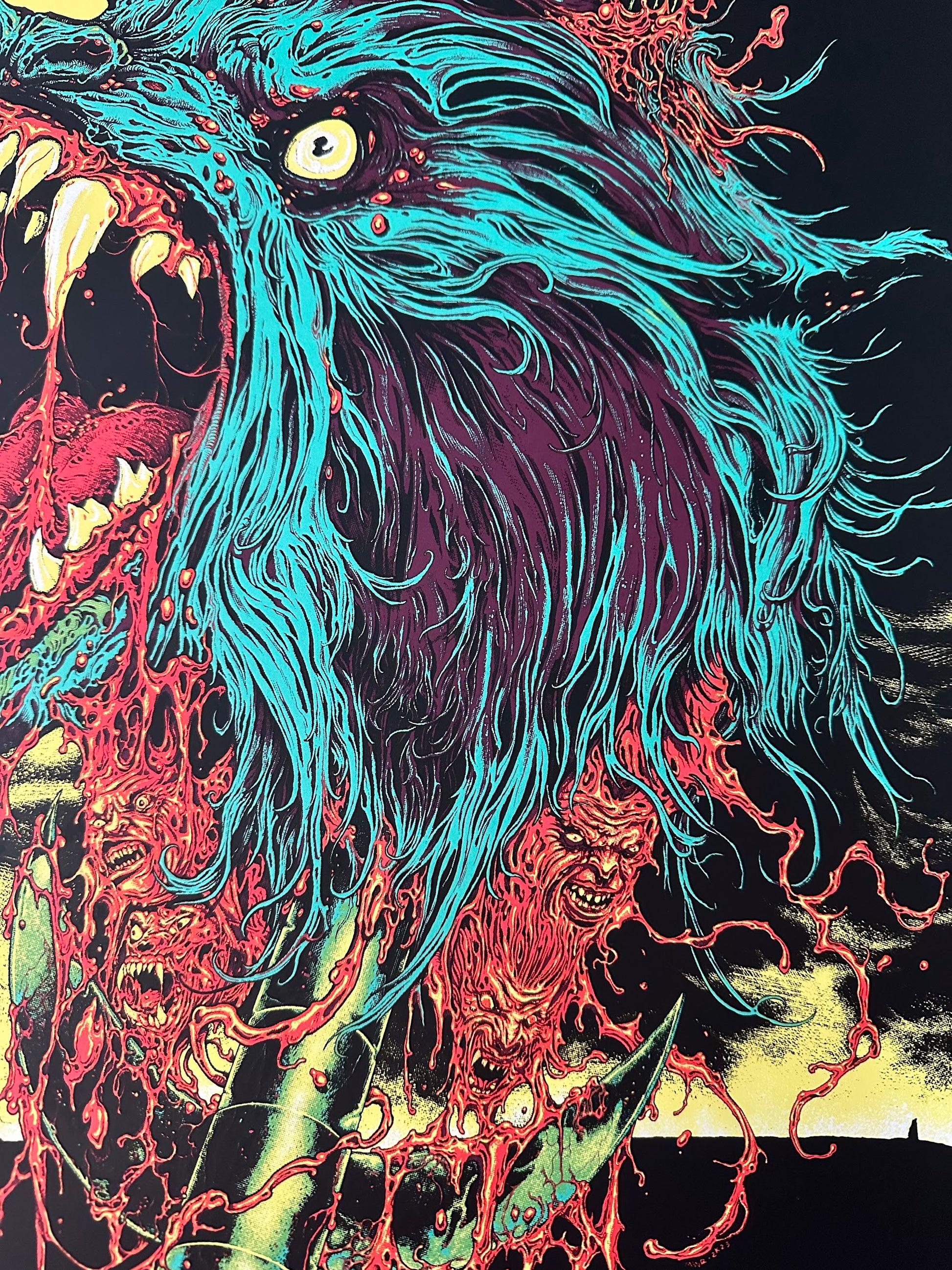 Mark Richards – An American Werewolf in London, 18 x 24 in, art print, image 3