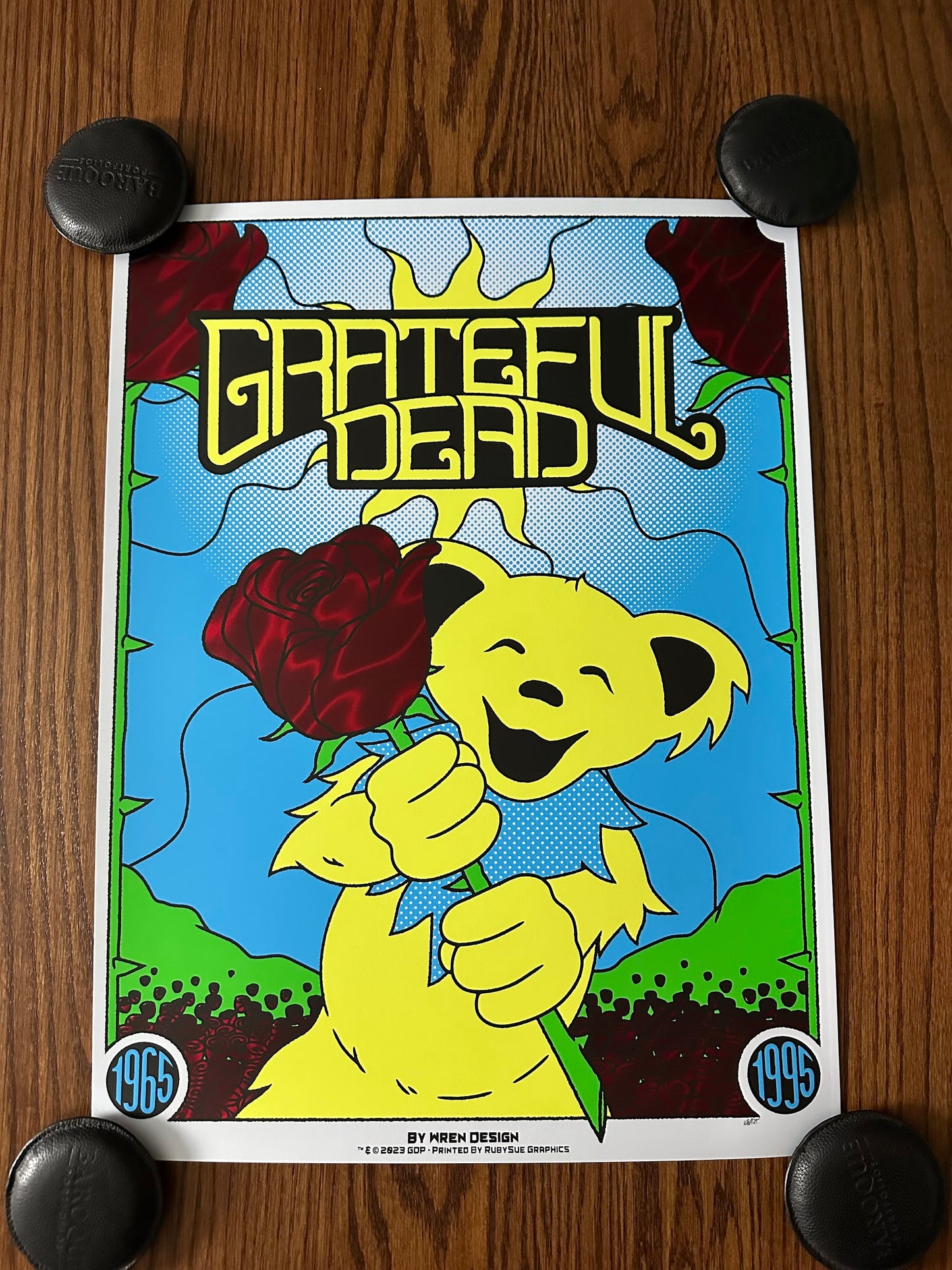 Wren Design - Grateful Dead Foil Variant 18x24 movie poster