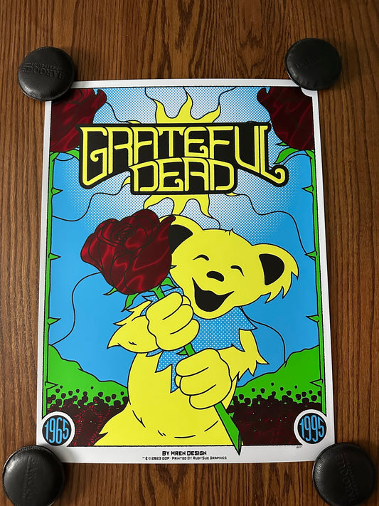 Wren Design - Grateful Dead Foil Variant 18x24 movie poster