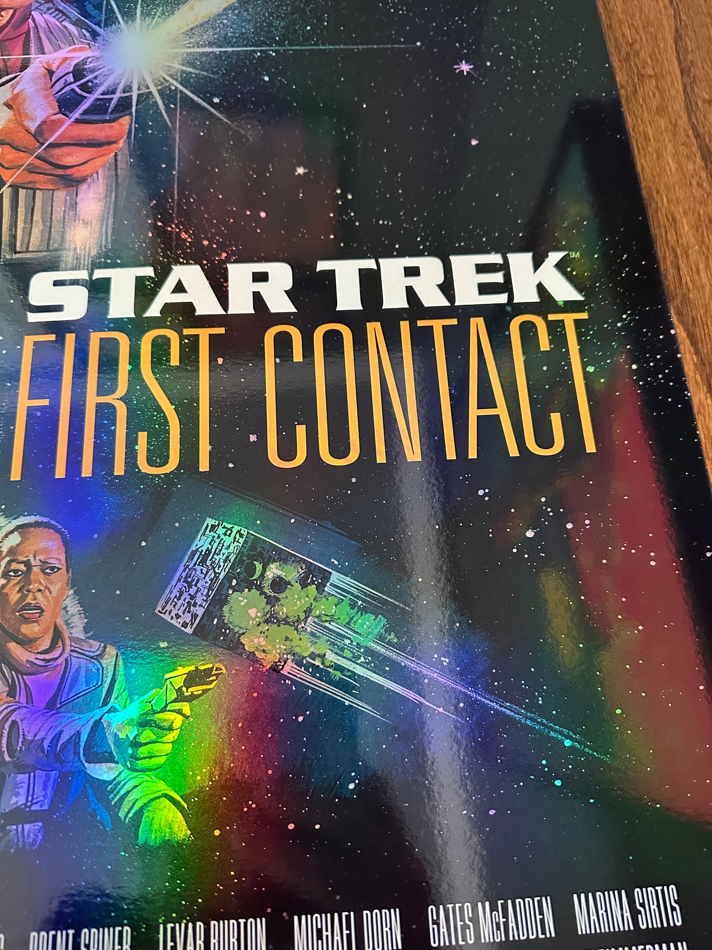 Paul Mann - Star Trek First Contact Foil Variant 24x36 movie poster - detail image 5