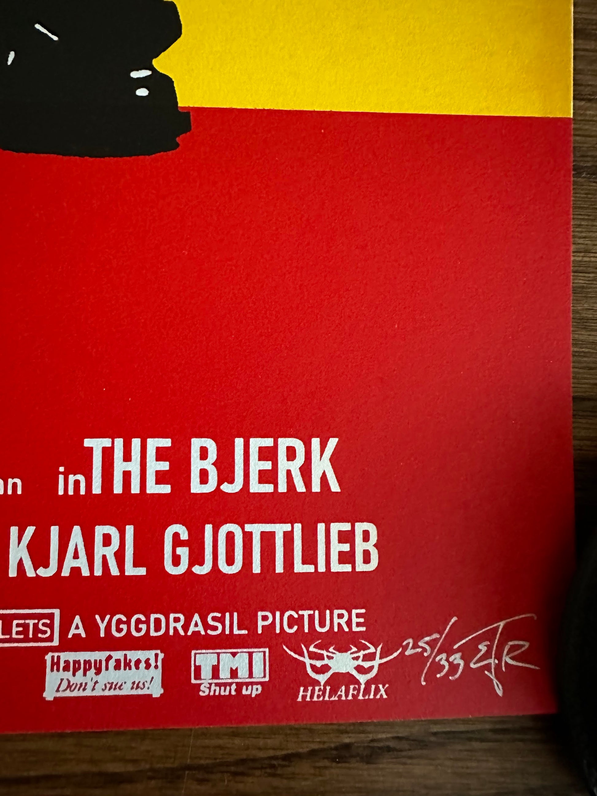 EJR - The Bjerk 18x24 movie poster - detail image 2