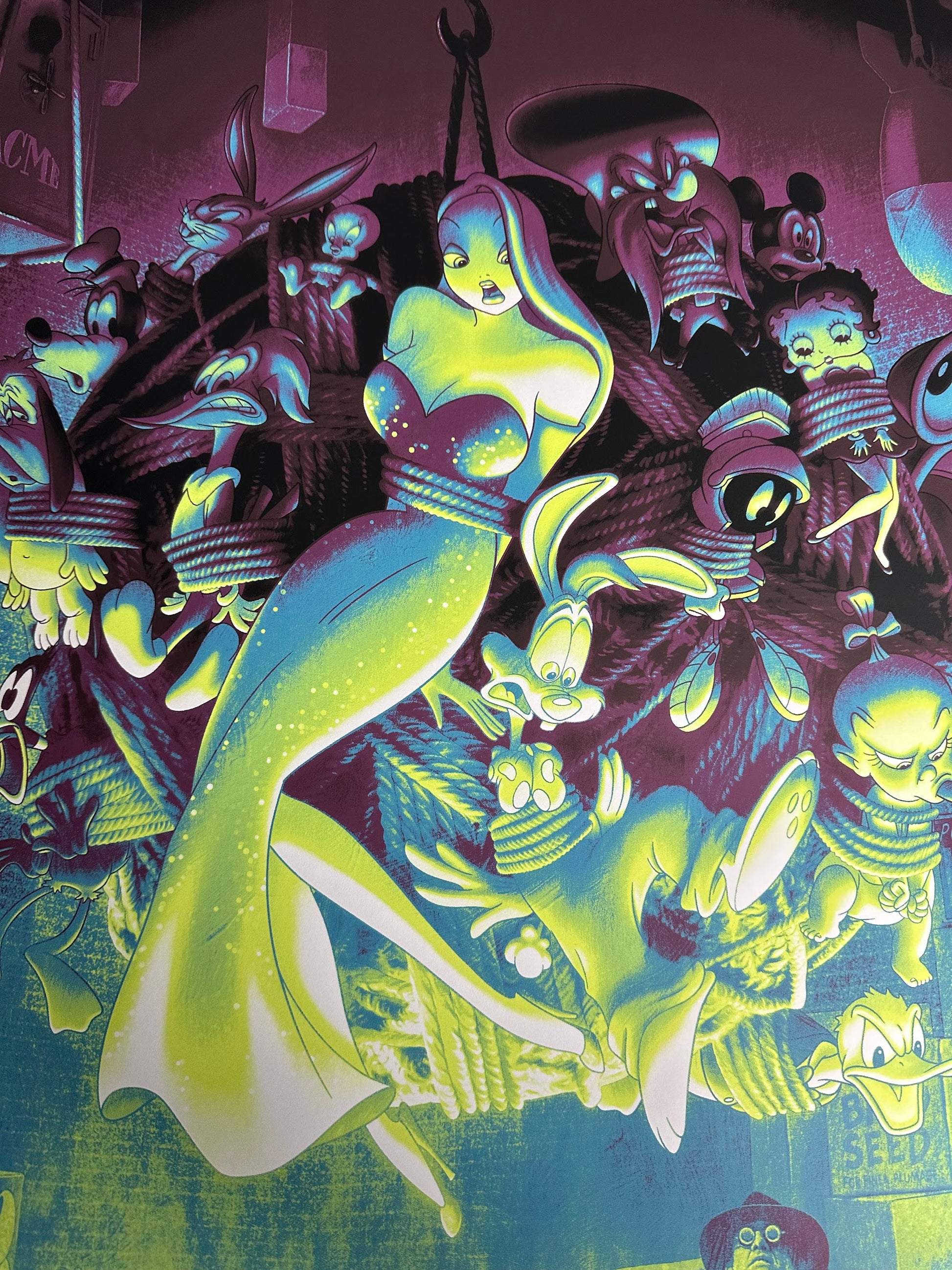 Kevin Wilson - Who Framed Roger Rabbit 24x36 movie poster - detail image 2