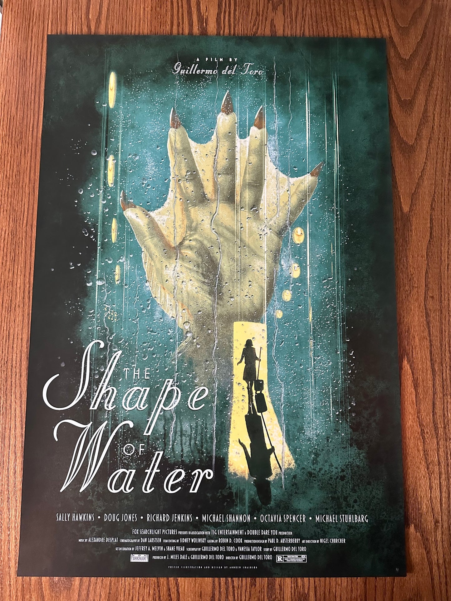 Andrew Swainson - The Shape of Water 24x36 movie poster