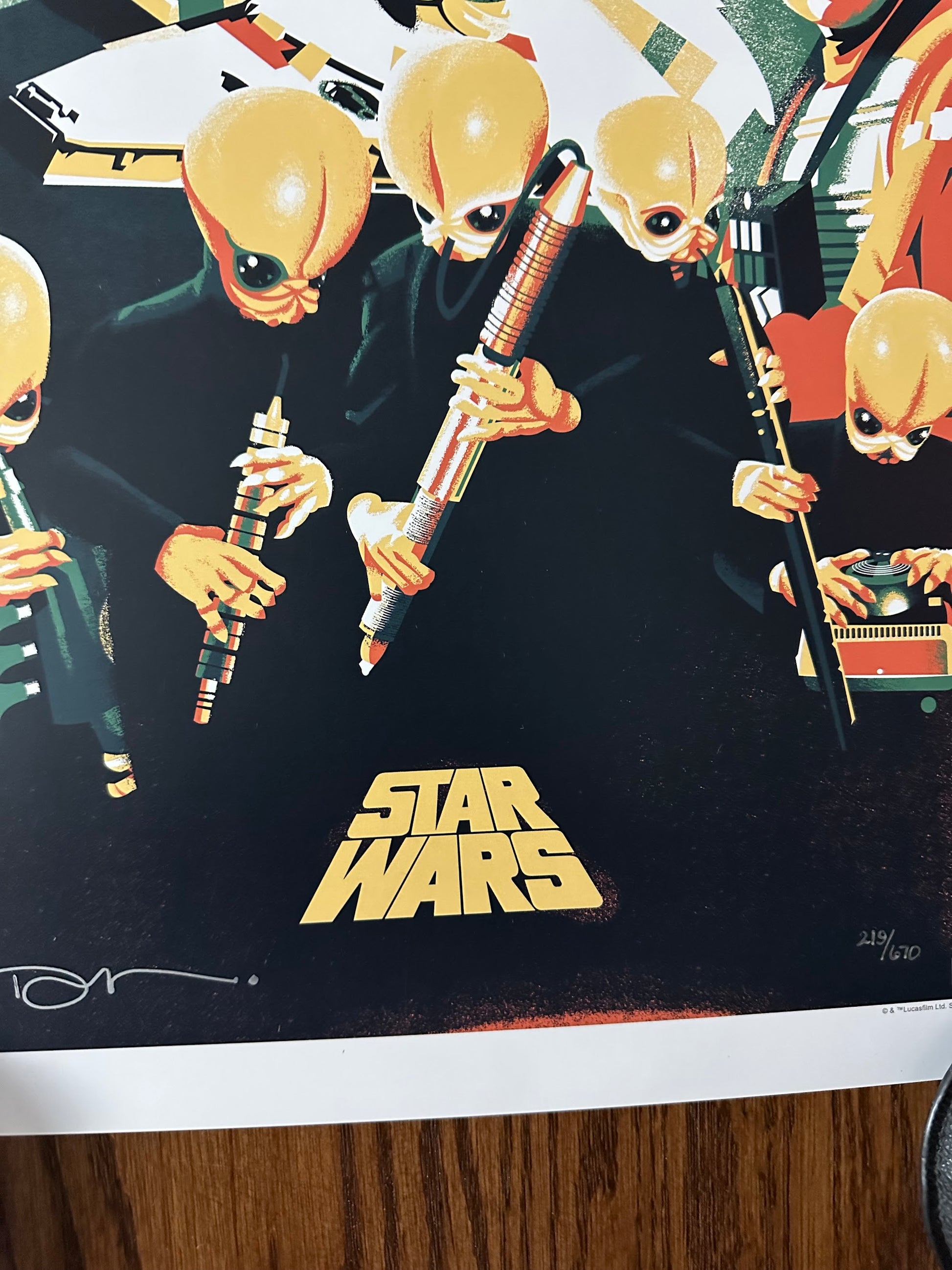 Danny Haas - Star Wars 12x36 movie poster - detail image 6