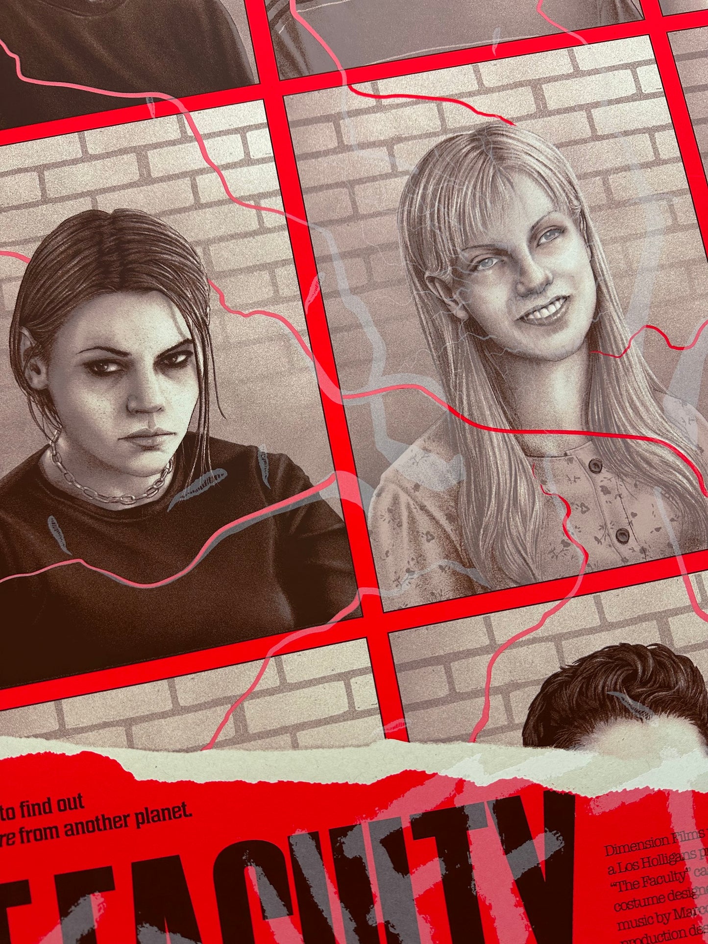 Matt Ryan Tobin - The Faculty GID Variant 24x36 movie poster - detail image 5