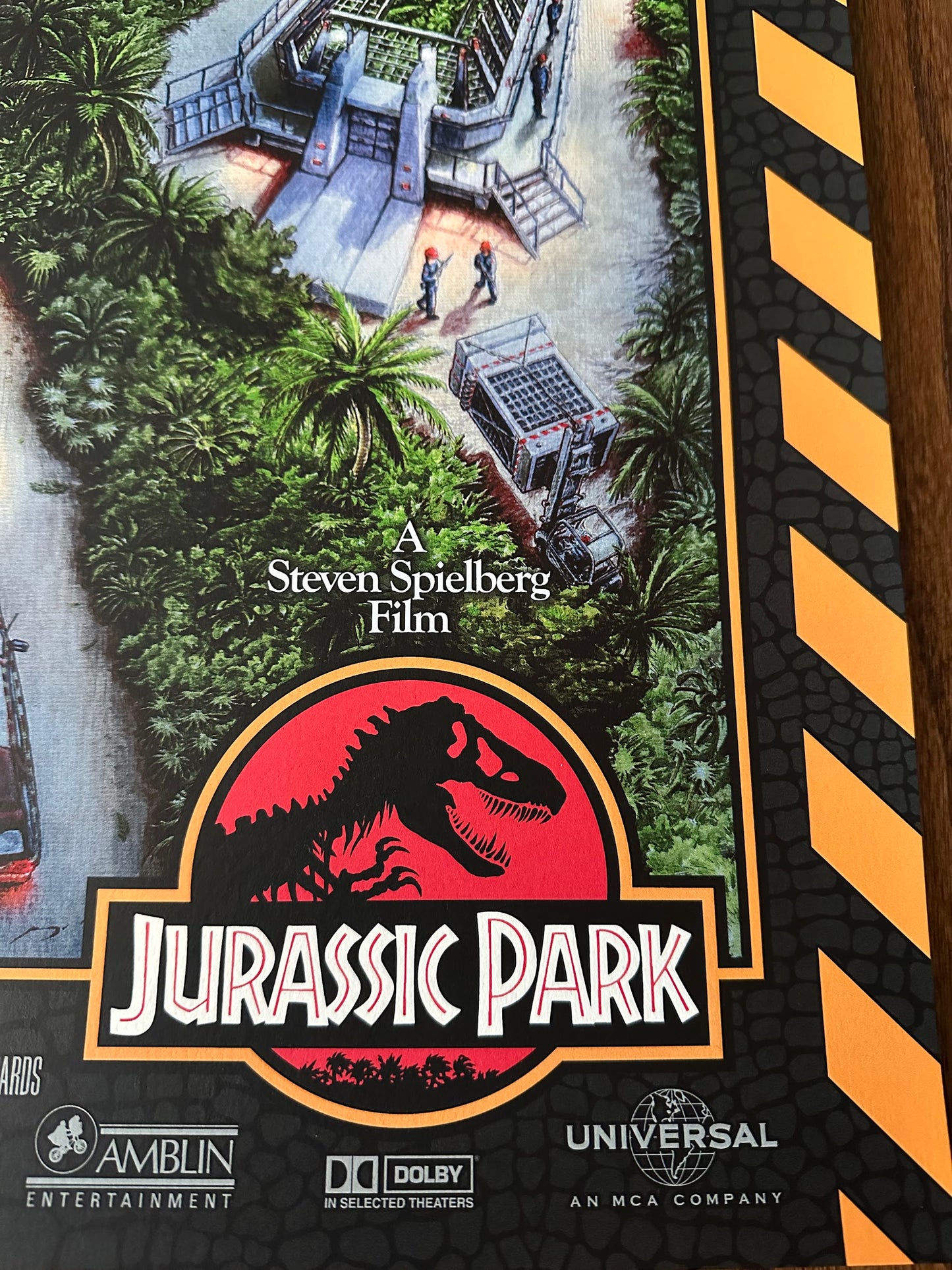 Jeff Murray - Jurassic Park Title Variant 24x36 movie poster - detail image 2
