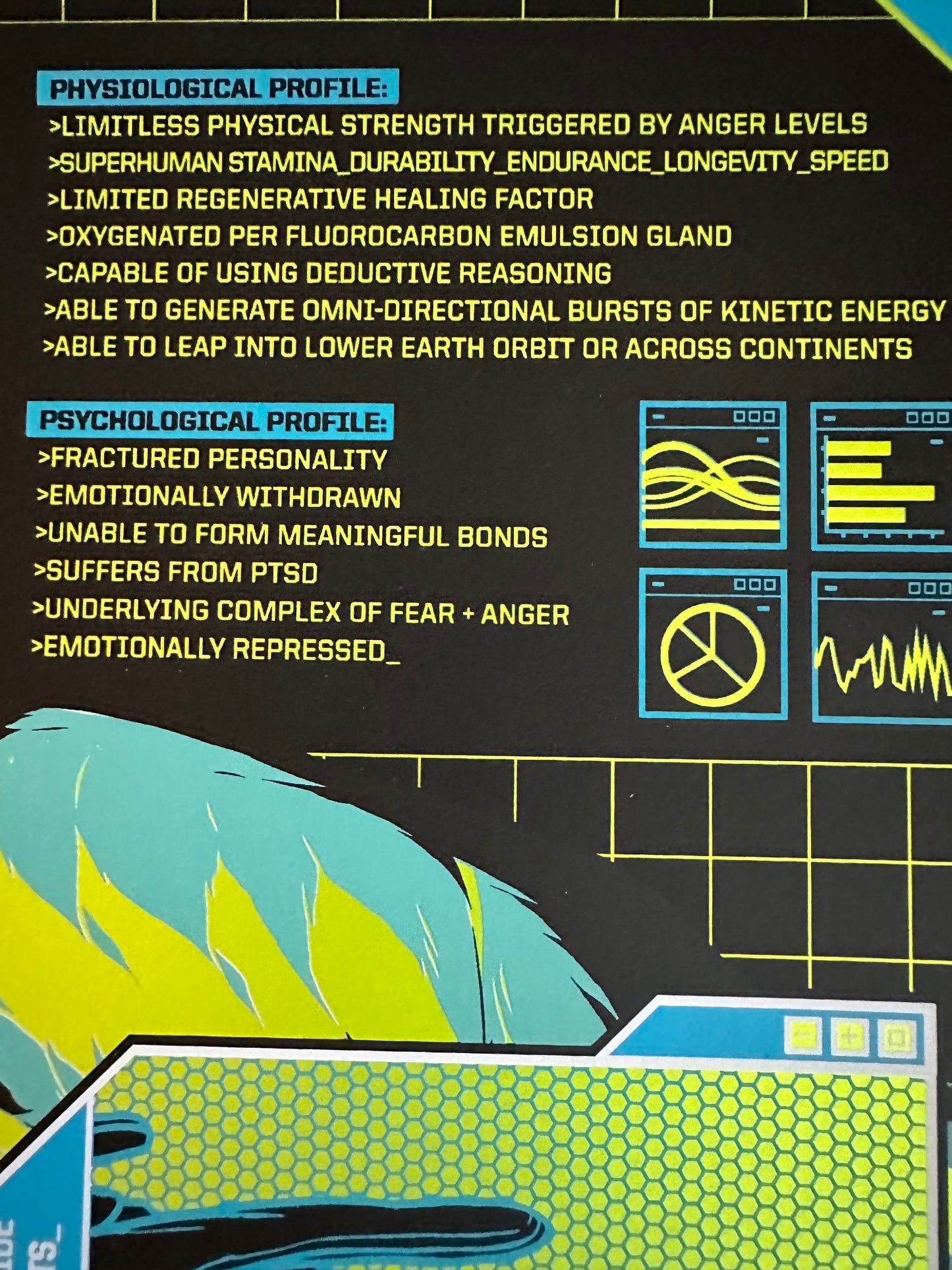 Anthony Petrie - Shield Files Hulk 18x24 movie poster - detail image 7