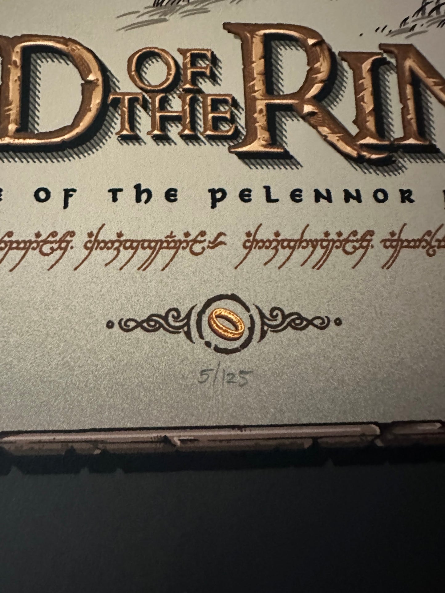 Brad Dunlop - LOTR Battle of the Pelennor Fields 12x24 movie poster - detail image 5