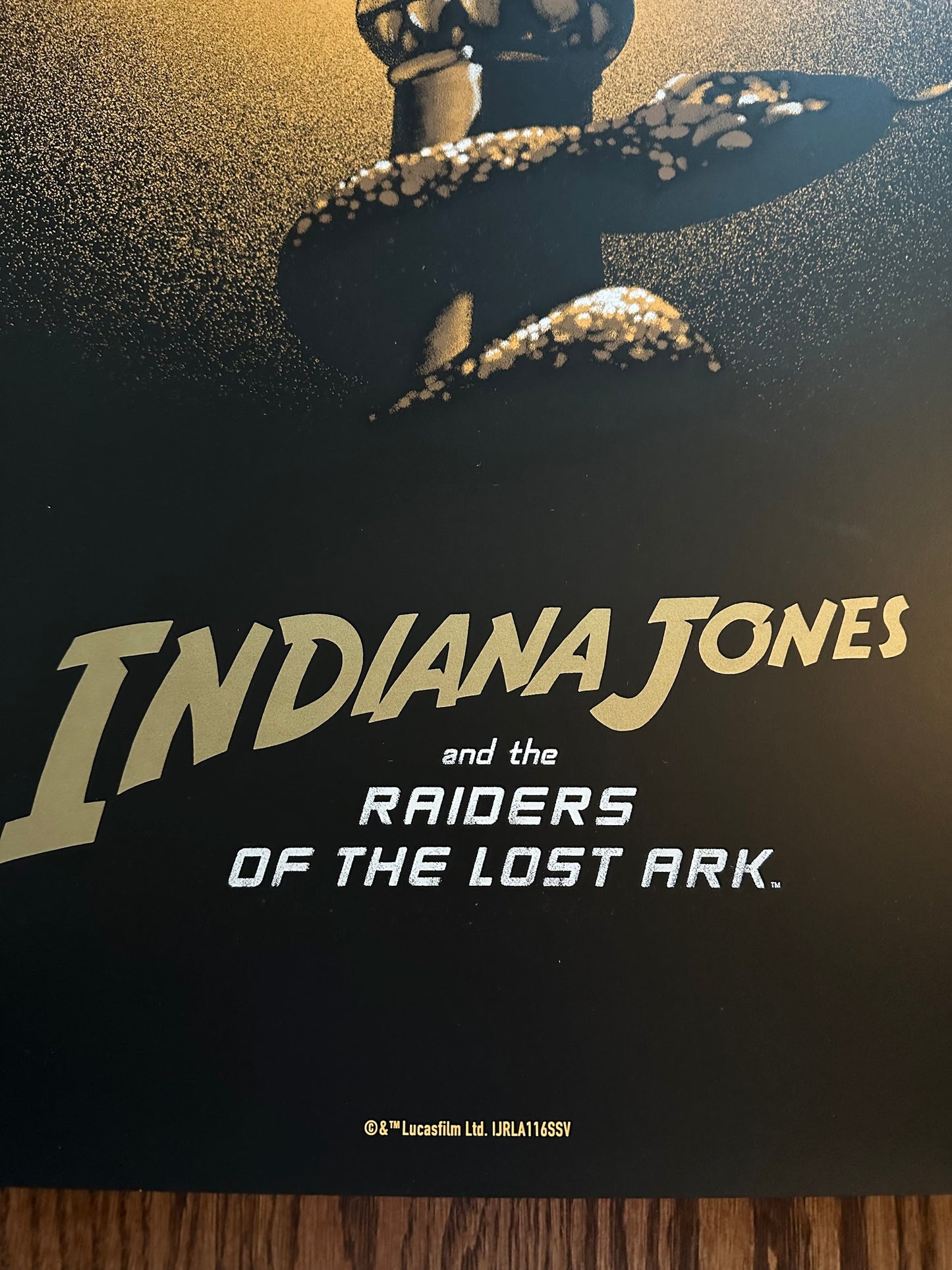 Lyndon Willoughby - Indiana Jones Raiders of the Lost Ark Variant 18x36 movie poster - detail image 3