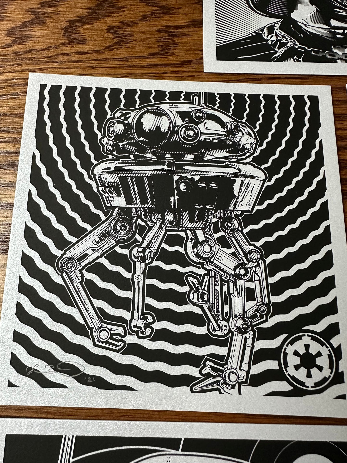 Joshua Budich - Lot of 5 Empire Jedi Mind Tricks 6x6 art print - detail image 3