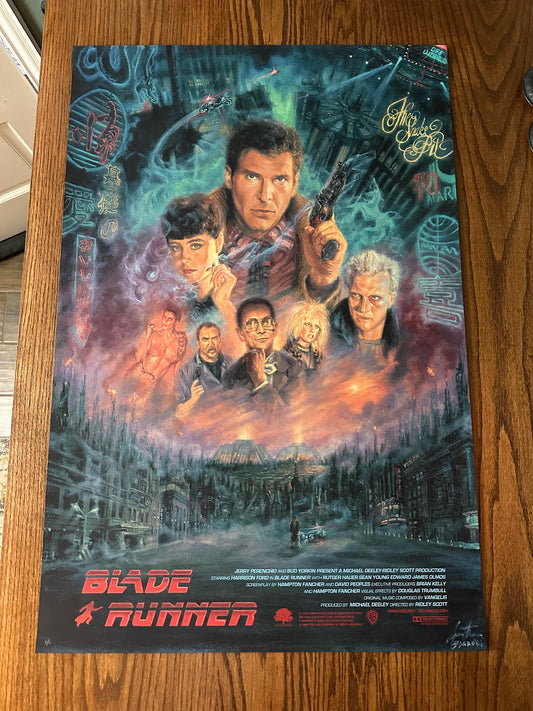 Gustavo Barroni - Blade Runner Variant 24x36 movie poster