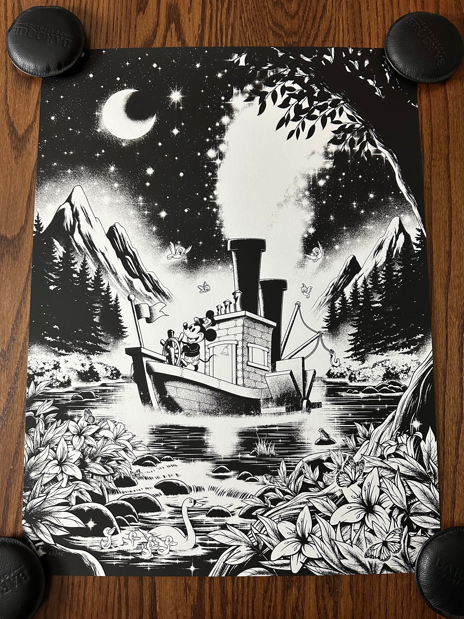 Sam Mayle - Disney Mickey Mouse Steamboat Willie 18x24 movie poster