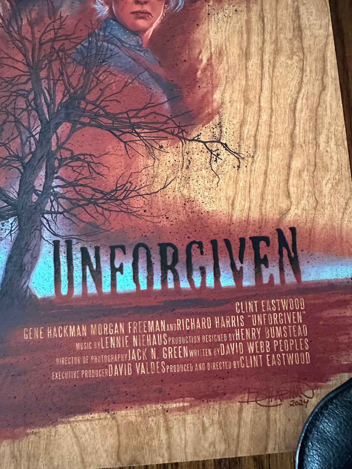 Barret Chapman - Unforgiven - 16x24 - Limited Edition Poster