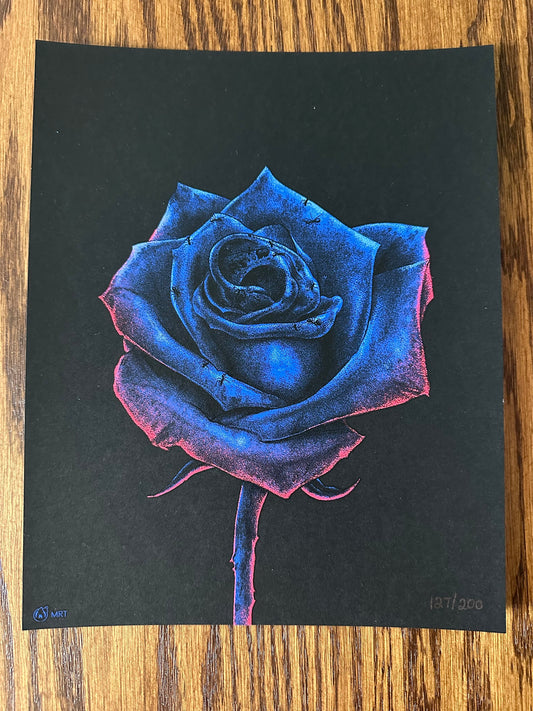 Matt Ryan Tobin - Blue Velvet Portrait 8x10 art print