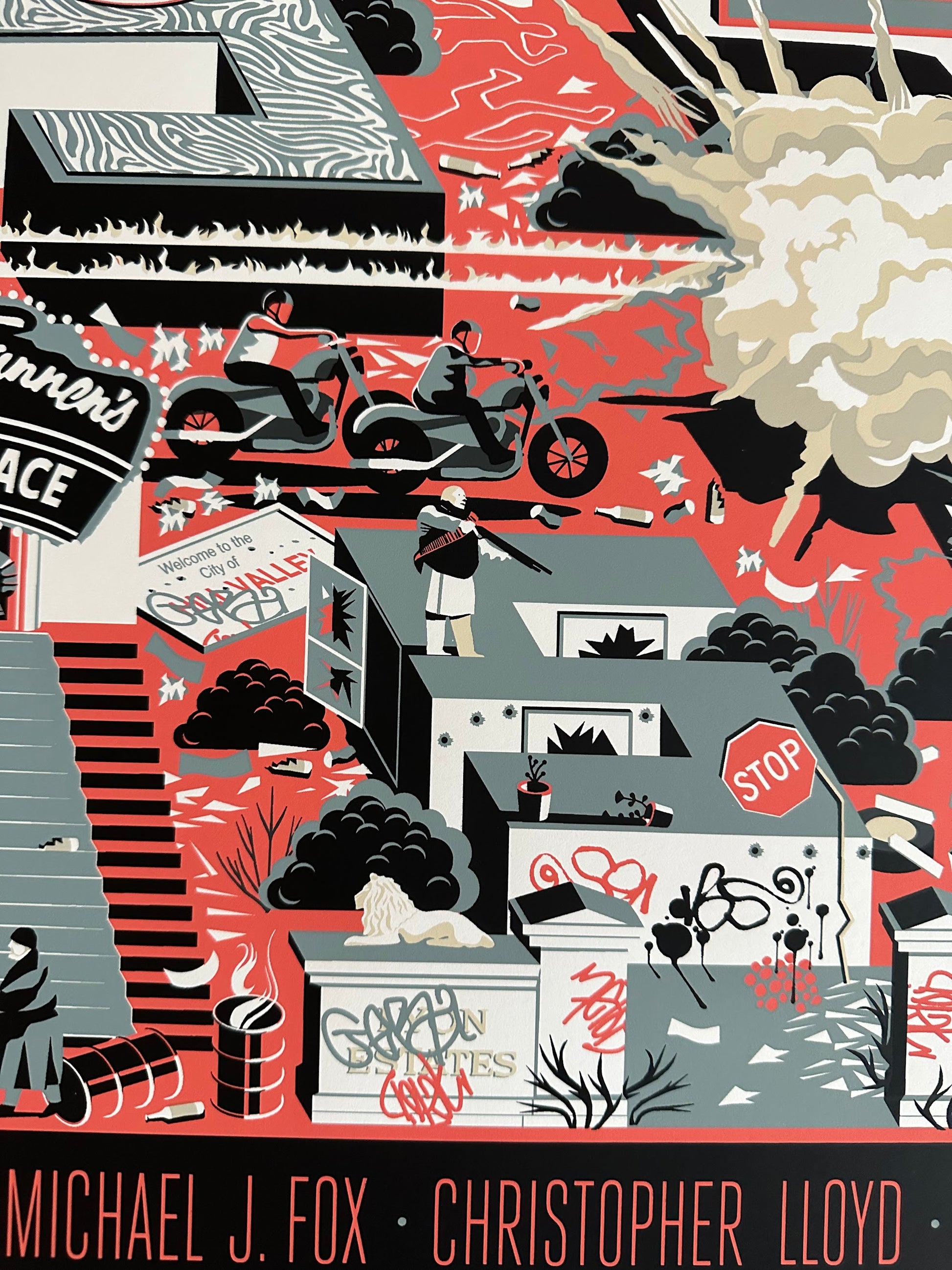 Adam Simpson - Back to the Future Part II 36x24 movie poster - detail image 4