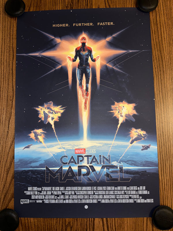 Matt Ferguson - Captain Marvel - 24x36 - Limited Edition Poster