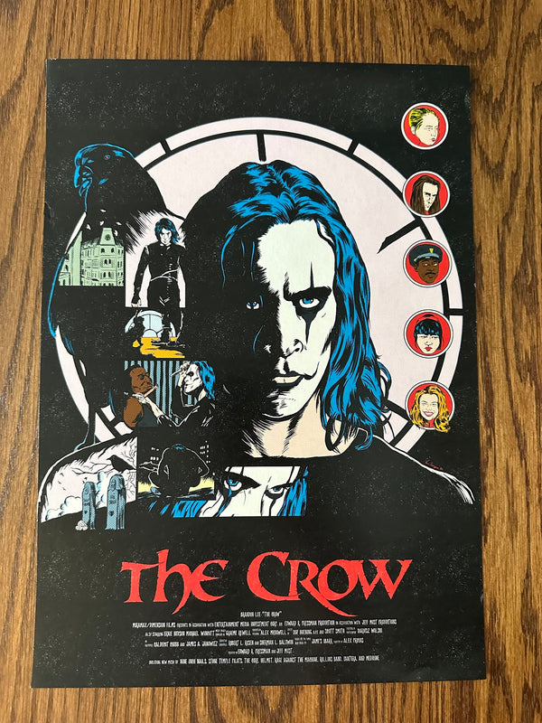 Van Saiyan - The Crow - 16.5x11.7 - Limited Edition Print